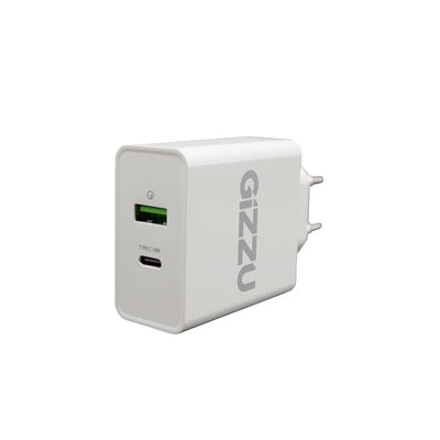 GIZZU Wall Charger Type C 18W PD QC3.0 18W - White - GWCPDU36W - CShop.co.za | Powered by Compuclinic Solutions
