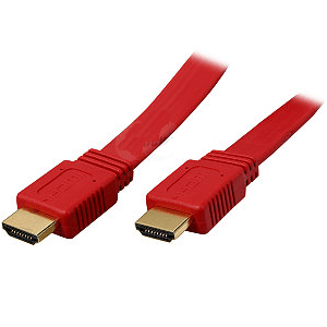 CShop.co.za | Powered by Compuclinic Solutions HDMI M-M 25M(VER 1.4) RED FLAT HDM25.0M-RED