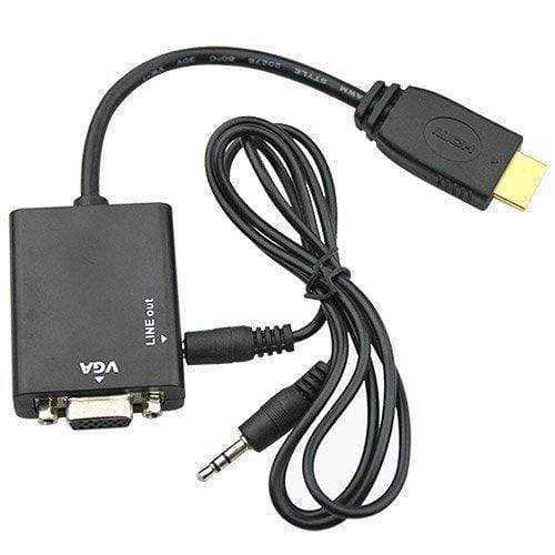 CShop.co.za | Powered by Compuclinic Solutions HDMI TO VGA+3.5MM AUDIO 10CM CON004