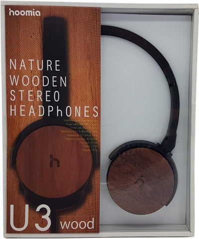 CShop.co.za | Powered by Compuclinic Solutions HEADPHONE WITH MIC  BLACK + WOOD U3WOOD-B