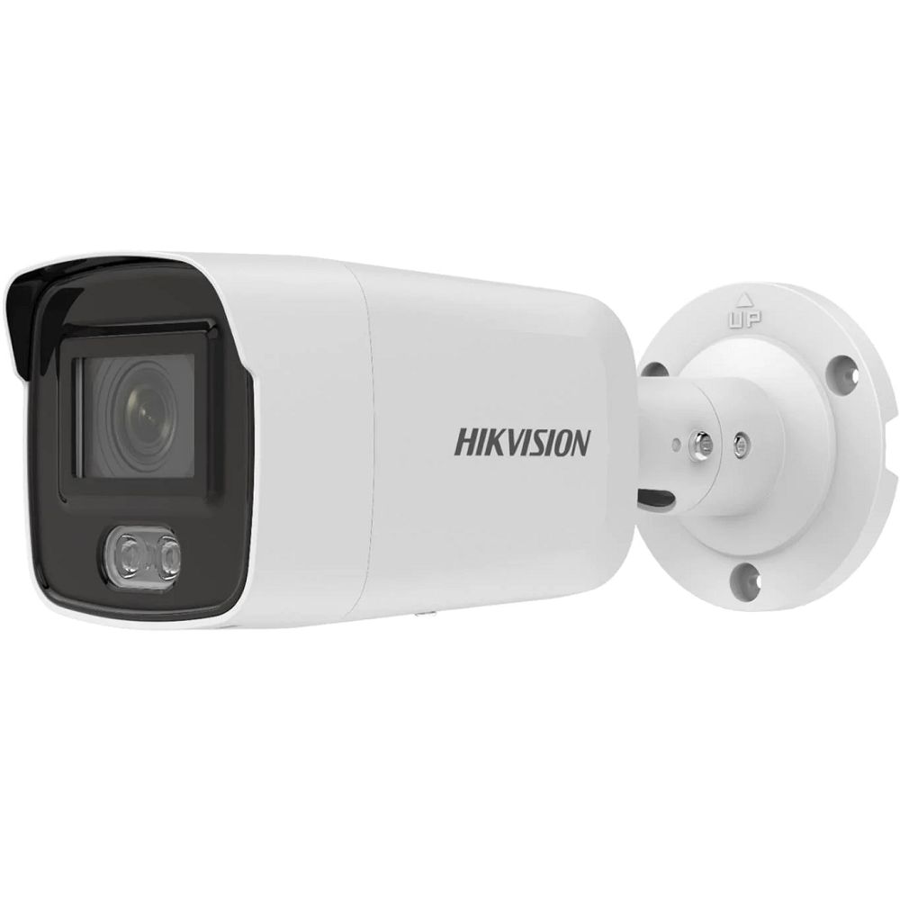 Hikvision 4 Mp Colorvu Network Bullet Camera With Built In Mic Ds 2 Cd CShop .za Powered by Compuclinic Solutions