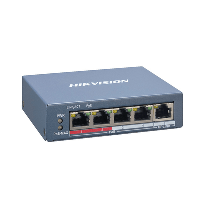 Hikvision NETWORK SWITCH Hikvision 4 Port Ethernet Smart Managed L2 Series Ds 3 E1105 P Ei DS-3E1105P-EI