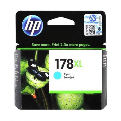HP Cartridge HP 178xl High Yield Cyan Original Ink Cartridge - CB323HE CB323HE