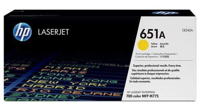 CShop.co.za | Powered by Compuclinic Solutions HP # 651A YELLOW PRINT CARTRIDGE - LJ ENTERPRISE 700 COLOR MFP M775 SERIES - CE342A CE342A