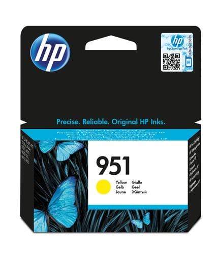 CShop.co.za | Powered by Compuclinic Solutions HP # 951 YELLOW OFFICEJET INK CARTRIDGE - STANDARD CAPACITY- OfficeJet Pro 8100 ePrinter series OfficeJet Pro 8600 e-AIO - CN052AE CN052AE