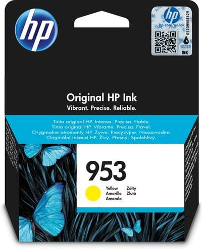 HP HP # 953 Yellow Original Ink Cartridge Hp Office Jet Pro 8710/8720/8725/8730/8740 - F6U14AE F6U14AE