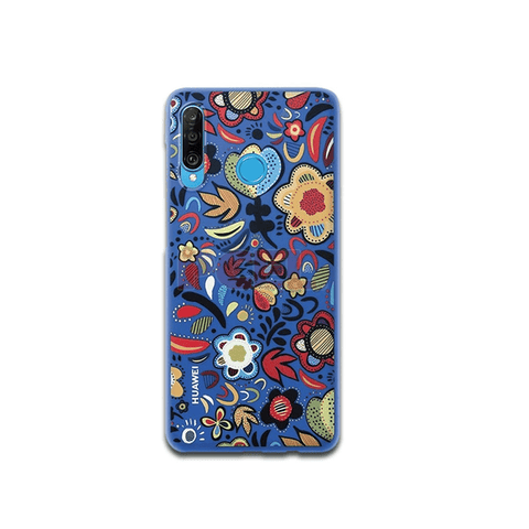 Huawei phone case Huawei P30 Lite PC Case Floral Black - 51993047 51993047