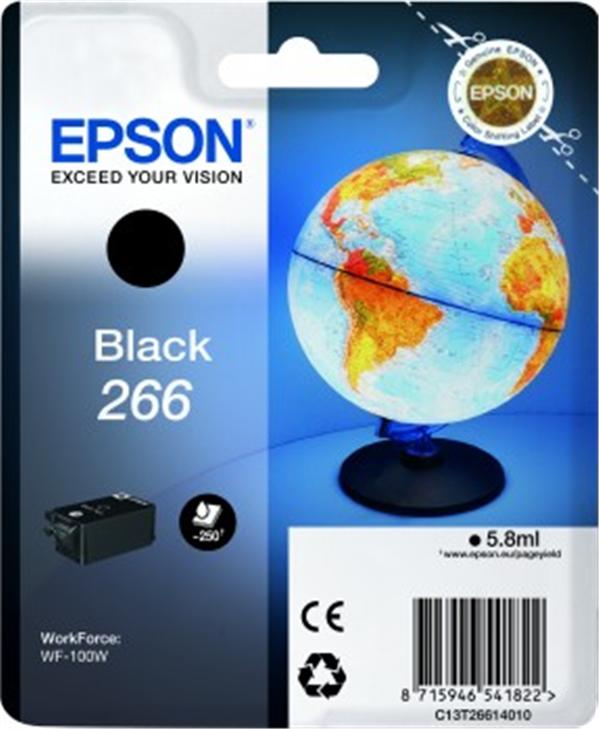 CShop.co.za | Powered by Compuclinic Solutions Ink Cartridges Black 5.8ml Singlepack WF-100 Epson 250 pages. T2661