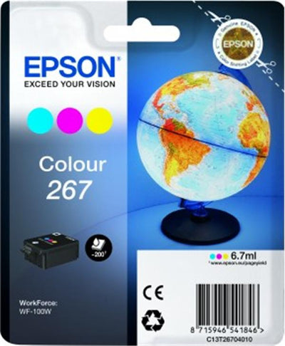 CShop.co.za | Powered by Compuclinic Solutions Ink Cartridges Colour 6.7ml Singlepack WF-100 Epson 200 pages T2670