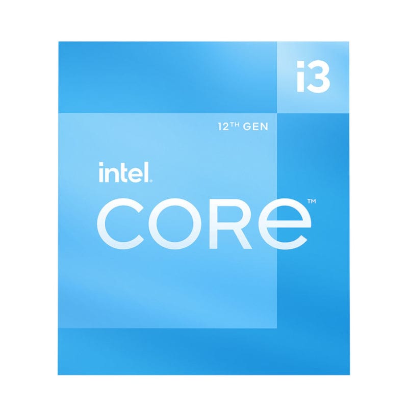 Intel Intel 12th Gen Core I3 12100 Lga1700 3.3 Ghz 4 Core Cpu Bx8071512100 BX8071512100
