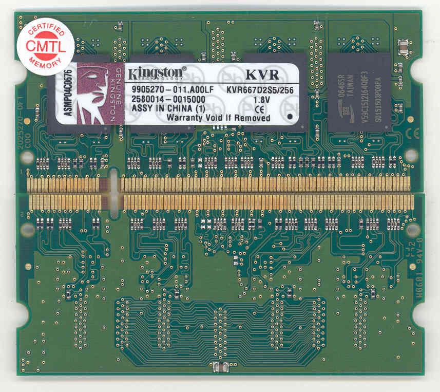 KINGSTON 256MB 667MHZ DDR2 NON-ECC NB - CShop.co.za | Powered by Compuclinic Solutions