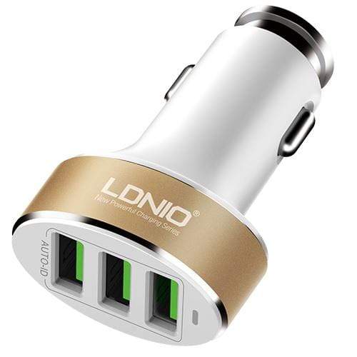 LDNIO 3 PORT USB CHARGER - ROSEGOLD - CShop.co.za | Powered by Compuclinic Solutions