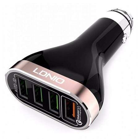 LDNIO USB CAR CHARGER - 4P 6.6A QC - CShop.co.za | Powered by Compuclinic Solutions