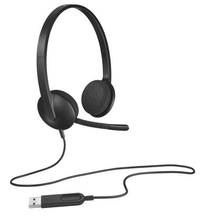 CShop.co.za | Powered by Compuclinic Solutions Logitech H340 Usb Headset With Noise Cancelling Mic Black 981 000475 981-000475