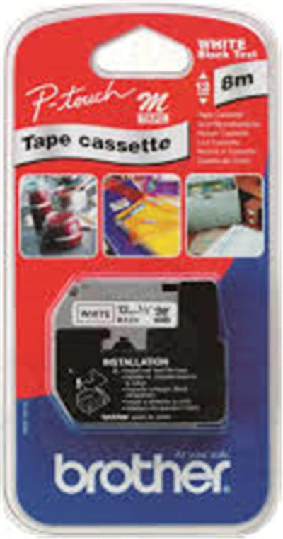 CShop.co.za | Powered by Compuclinic Solutions Non Laminated Tape 8M X 12MM Black On White MK231
