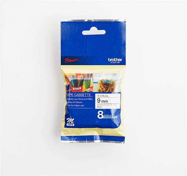 CShop.co.za | Powered by Compuclinic Solutions Non Laminated Tape Black On White 8M X 9MM MK221