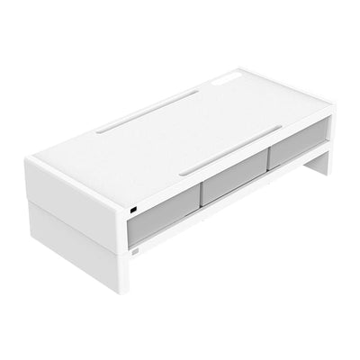 Orico 14cm Desktop Monitor Stand With Drawers White Xt 02 H Wh Bp - CShop.co.za | Powered by Compuclinic Solutions