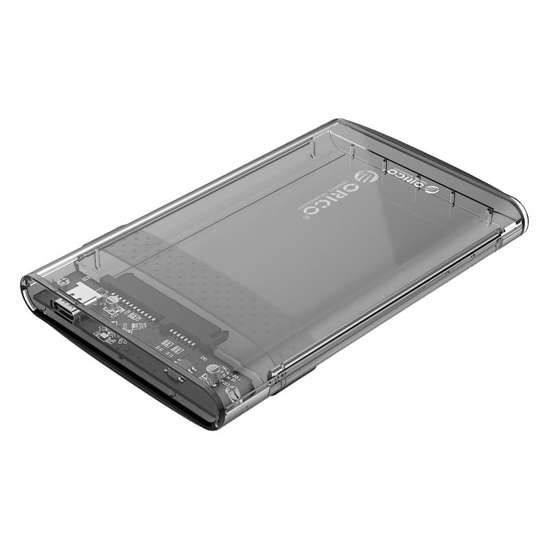 Orico 2.5 USB-C Transparent HDD Enclosure - CShop.co.za | Powered by Compuclinic Solutions
