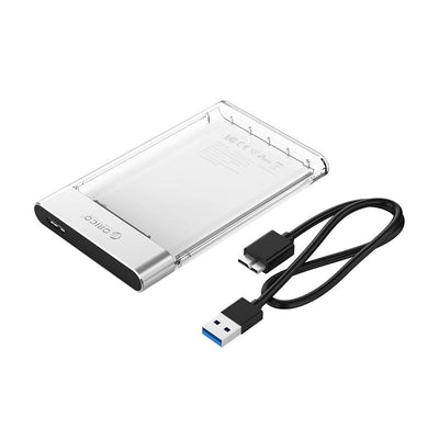 Orico 2.5 USB3.0 HDD Enclosure Micro USB 3.0 - Transparent - CShop.co.za | Powered by Compuclinic Solutions