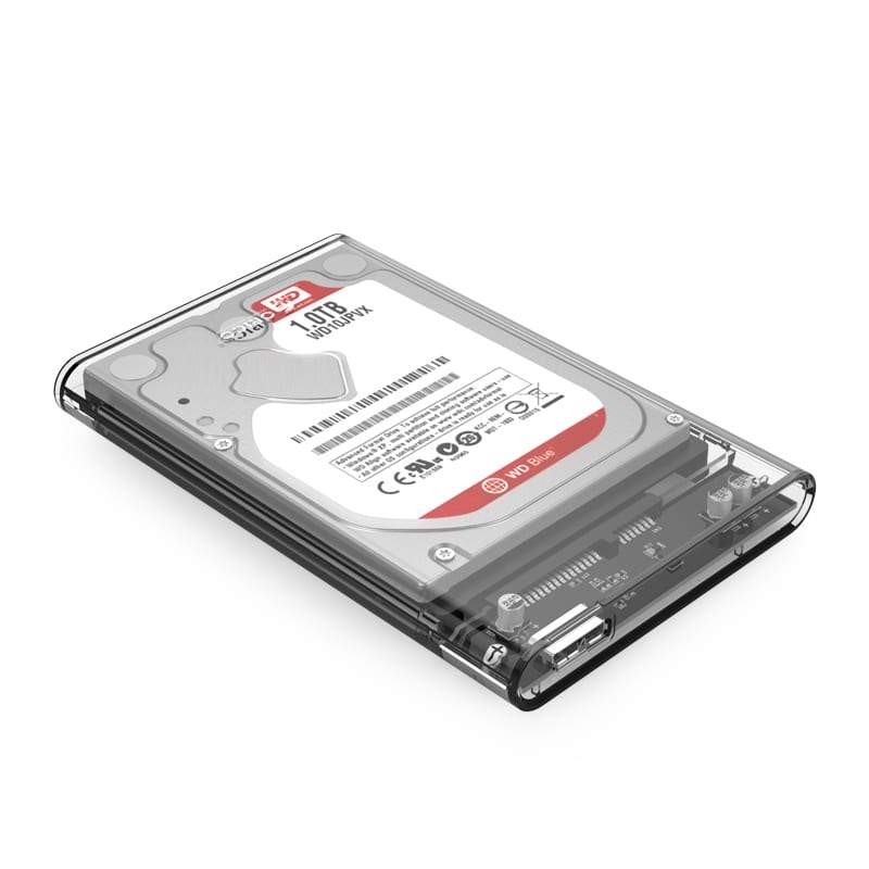 Orico 2.5 USB3.0 Transparent HDD Enclosure - 2139U3-CR-BP - CShop.co.za | Powered by Compuclinic Solutions