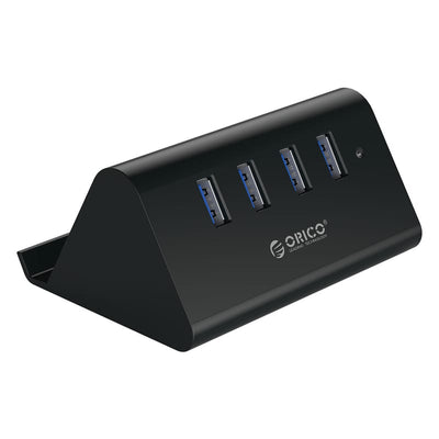 Orico 4 Port USB3.0 Tablet Stand Hub - Black - CShop.co.za | Powered by Compuclinic Solutions
