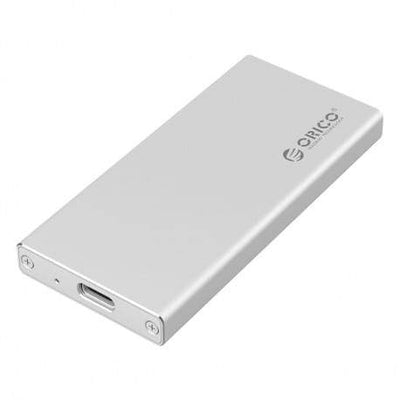 Orico MSATA to USB3.0 Type-C Enclosure Aluminium - MSA-UC3-SV-PRO - CShop.co.za | Powered by Compuclinic Solutions