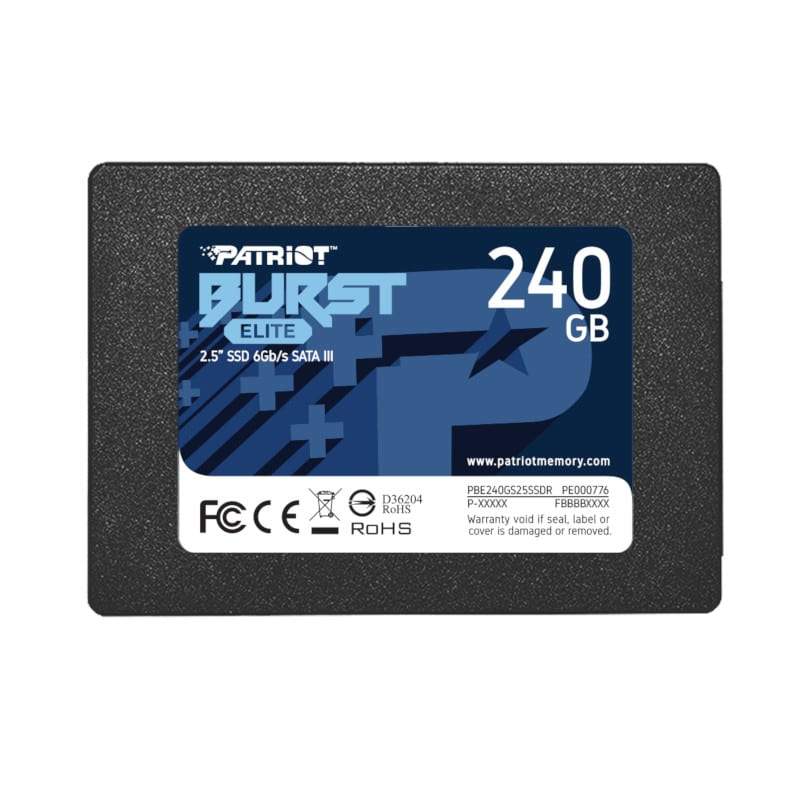 Patriot Patriot Burst Elite 240 Gb 2.5 Ssd Pbe240 Gs25 Ssdr PBE240GS25SSDR
