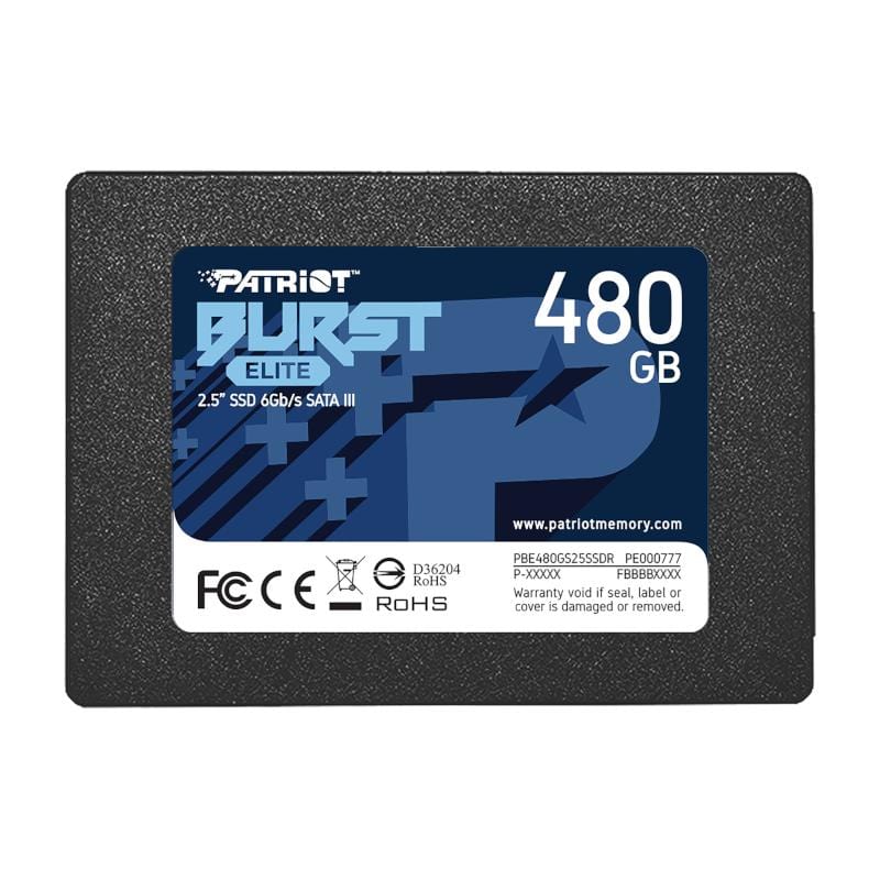 Patriot Patriot Burst Elite 480 Gb 2.5 Ssd Pbe480 Gs25 Ssdr PBE480GS25SSDR