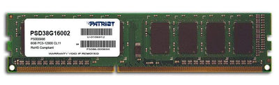 Patriot Signature Line 8GB DDR3 1600MHz Desktop Single Rank - PSD38G16002 - CShop.co.za | Powered by Compuclinic Solutions