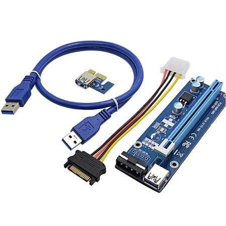 PCI-E RISER CABLE VERTICAL MOUNT 4 PIN - CShop.co.za | Powered by Compuclinic Solutions