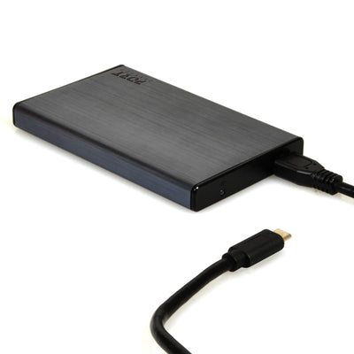 Port Connect 2.5 USB-C External HDD Enclosure Black - CShop.co.za | Powered by Compuclinic Solutions