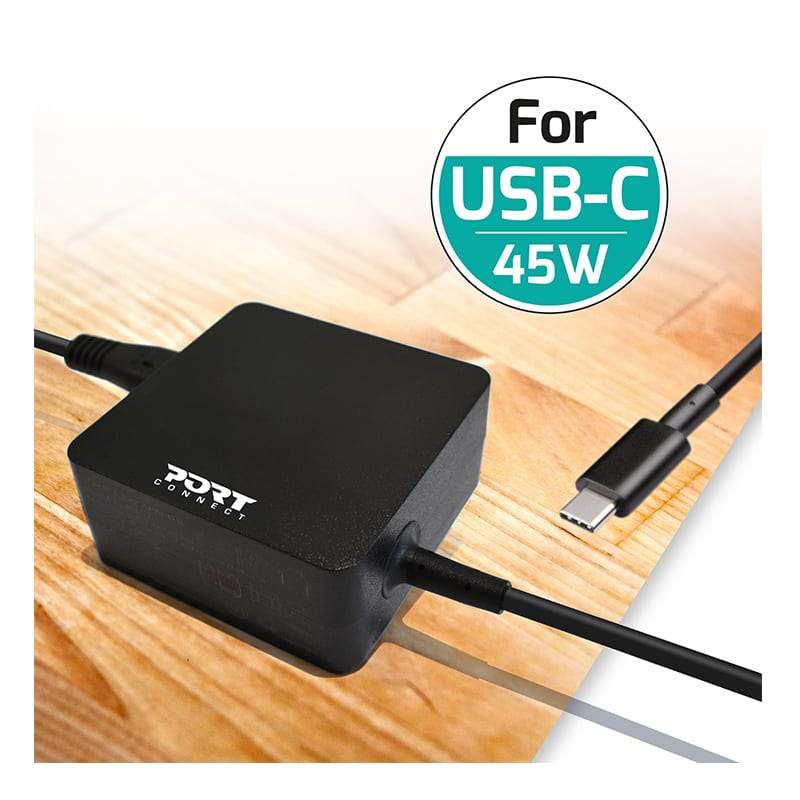 Port Connect 45W USB-C Notebook Adapter - CShop.co.za | Powered by Compuclinic Solutions