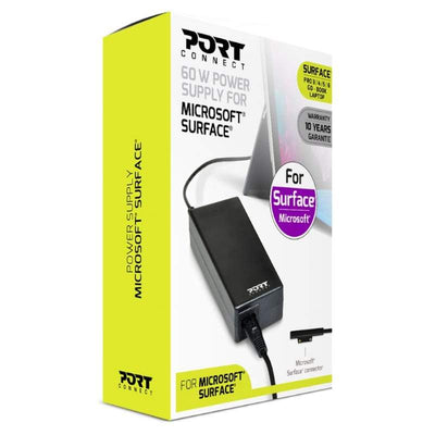 Port Connect 60 W For Microsoft Surface Adapter Black 900102 - CShop.co.za | Powered by Compuclinic Solutions