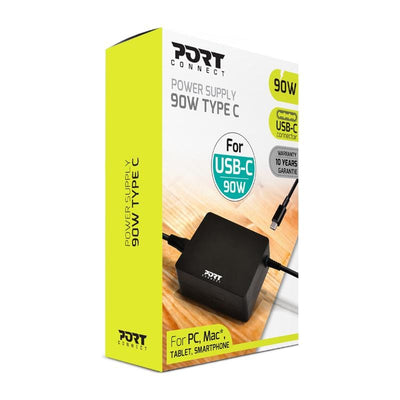 Port Connect 90W USB-C Notebook Adapter - 900098 - CShop.co.za | Powered by Compuclinic Solutions