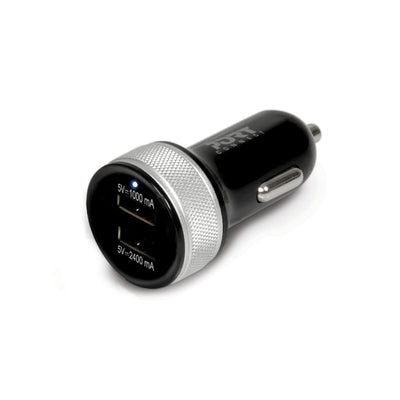 Port Connect Dual Port 3.4A Car Charger Black - CShop.co.za | Powered by Compuclinic Solutions