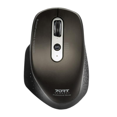 Port Port Connect Wireless Rechargeable Executive Bluetooth Mouse Black 900716 900716