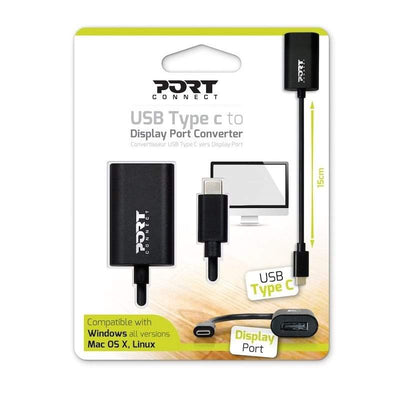 Port Usb Type C To Display Port 2 K@60 Hz 15cm Adapater Black 900127 - CShop.co.za | Powered by Compuclinic Solutions