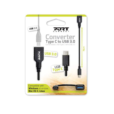 Port Usb Type C To Usb3.0 5 Gbps 15cm Adapter Black 900133 - CShop.co.za | Powered by Compuclinic Solutions