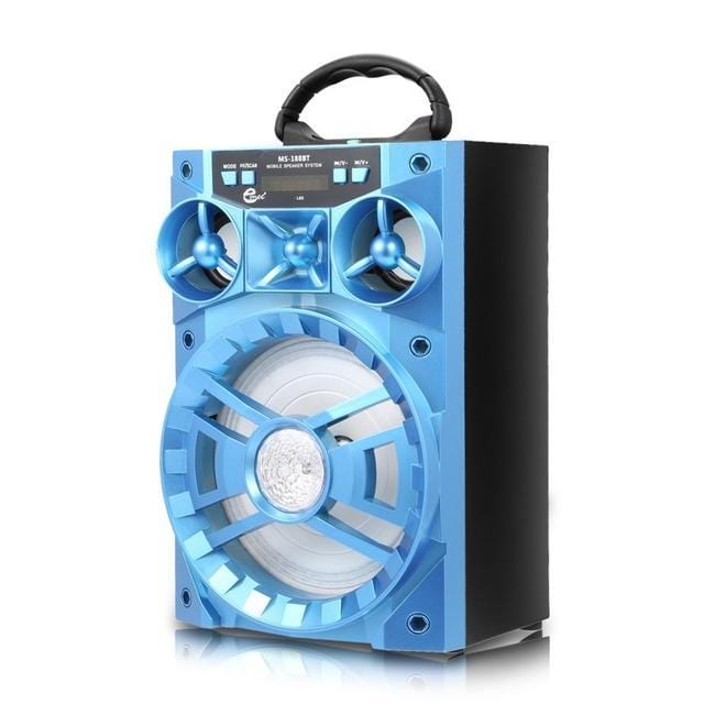 PORTABLE SPEAKER + RADIO BLUE - CShop.co.za | Powered by Compuclinic Solutions