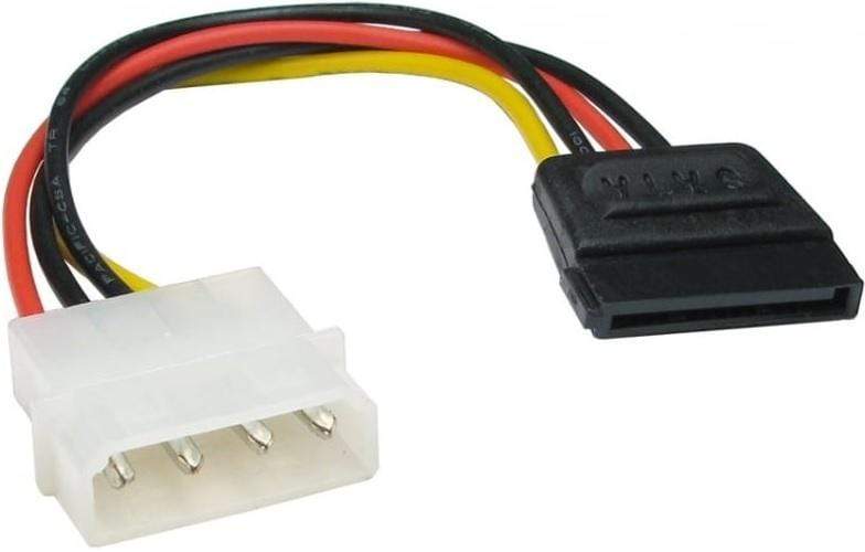 POWER CABLE - MOLEX TO 1X SATA 10 CM - CShop.co.za | Powered by Compuclinic Solutions