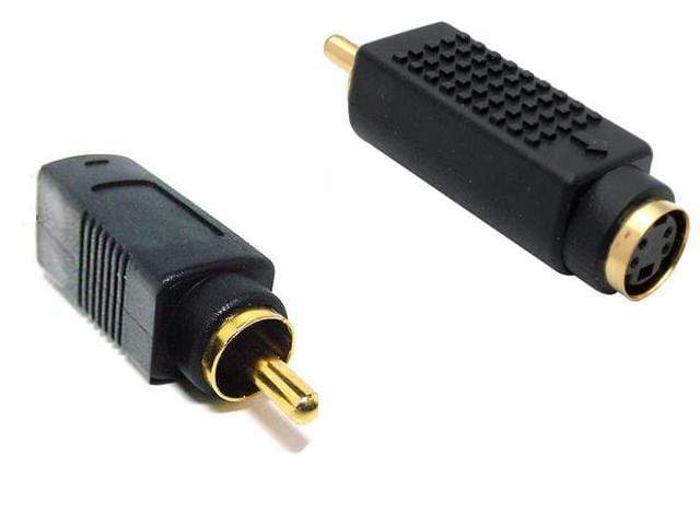 RCA: S-VIDEO FEMALE TO RCA MALE ADAPTOR - CShop.co.za | Powered by Compuclinic Solutions