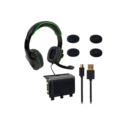 Sparkfox Sparkfox Xbox One Headset|High Capacity Battery|3m Braided Cable|Thumb Grip Core Gamer Combo W20 X101 W20X101